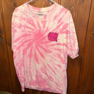 Pink Tie-Dye Men’s Shirt